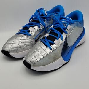 Nike Zoom Freak 5 blue silver men's size 9.5